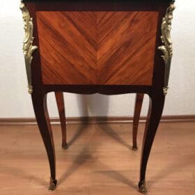 Elegant French Louis XV Side Table in Rosewood and Kingwood, Circa 1750