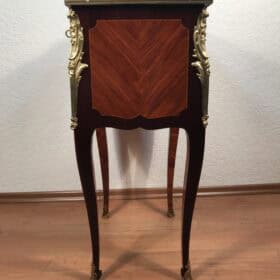 Elegant French Louis XV Side Table in Rosewood and Kingwood, Circa 1750