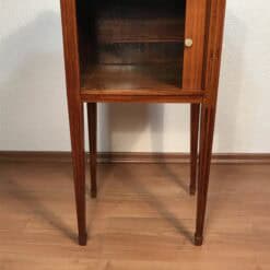 Alternative view of Neoclassical Cherry Wood Nightstand or Side Table, circa 1800