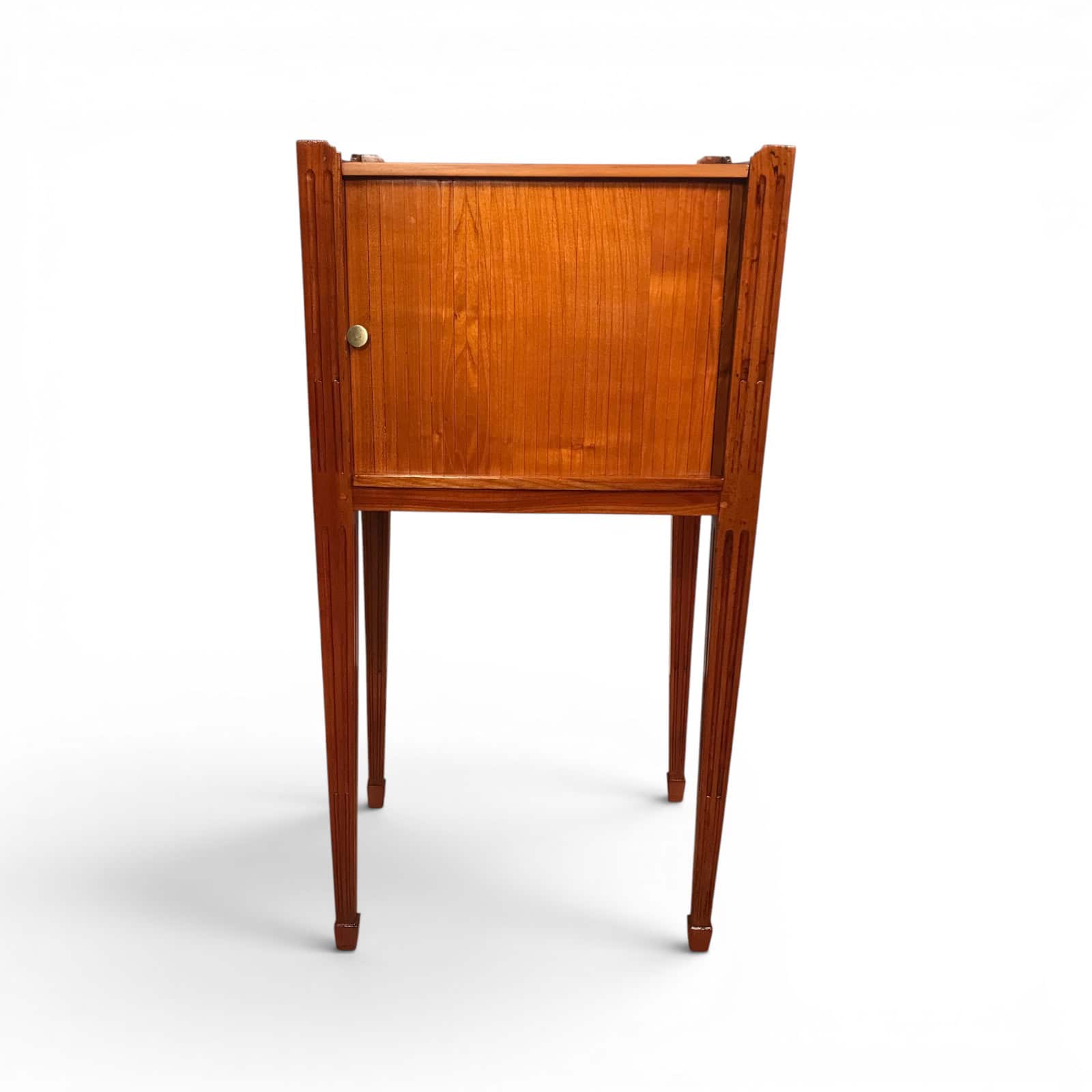 Neoclassical Cherry Wood Nightstand or Side Table, circa 1800
