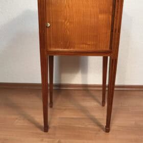 Neoclassical Cherry Wood Nightstand or Side Table, circa 1800