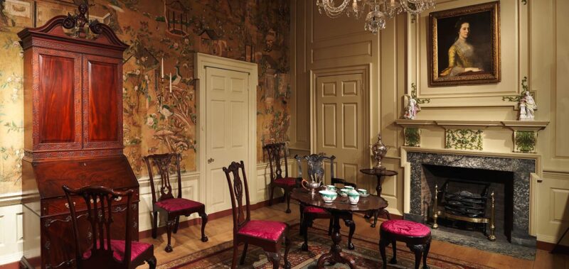 The Powel Room at the Metropolitan Museum of Arts in New York- showing the influence of European furniture styles on American furniture of the 18th century- Styylish