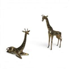Brass "Giraffe" Animal Sculptures - Styylish