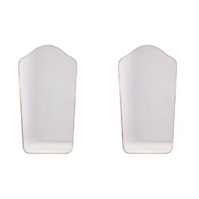 Pair of “Chapeau de Gendarme” shaped Mirrors. 1970s.