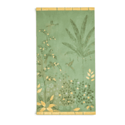 Contemporary French Hand-Painted Parrot Canvas - Styylish