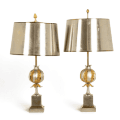 Maison Charles Bronze Pomegranate Lamps - Styylish