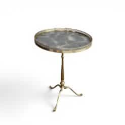 Neoclassical Style Brass Gueridon - Styylish