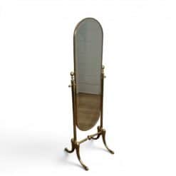 Polished Brass Cheval Mirror - Styylish