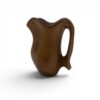 Small Sculptural Walnut Pitcher - Styylish
