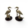 Pair of Brass Bird Sculptures - Styylish