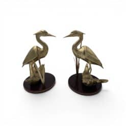 Pair of Brass Bird Sculptures - Styylish
