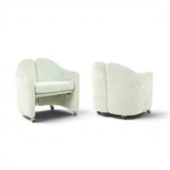 Pair of Eugenio Gerli “PS142” Armchairs- Styylish