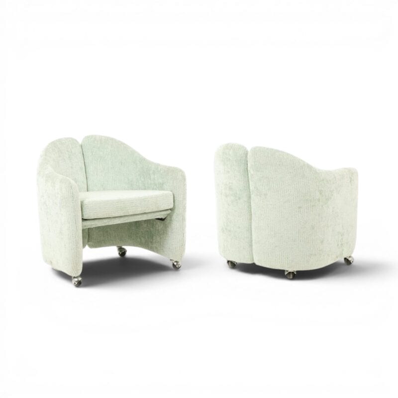 Pair of Eugenio Gerli “PS142” Armchairs- Styylish