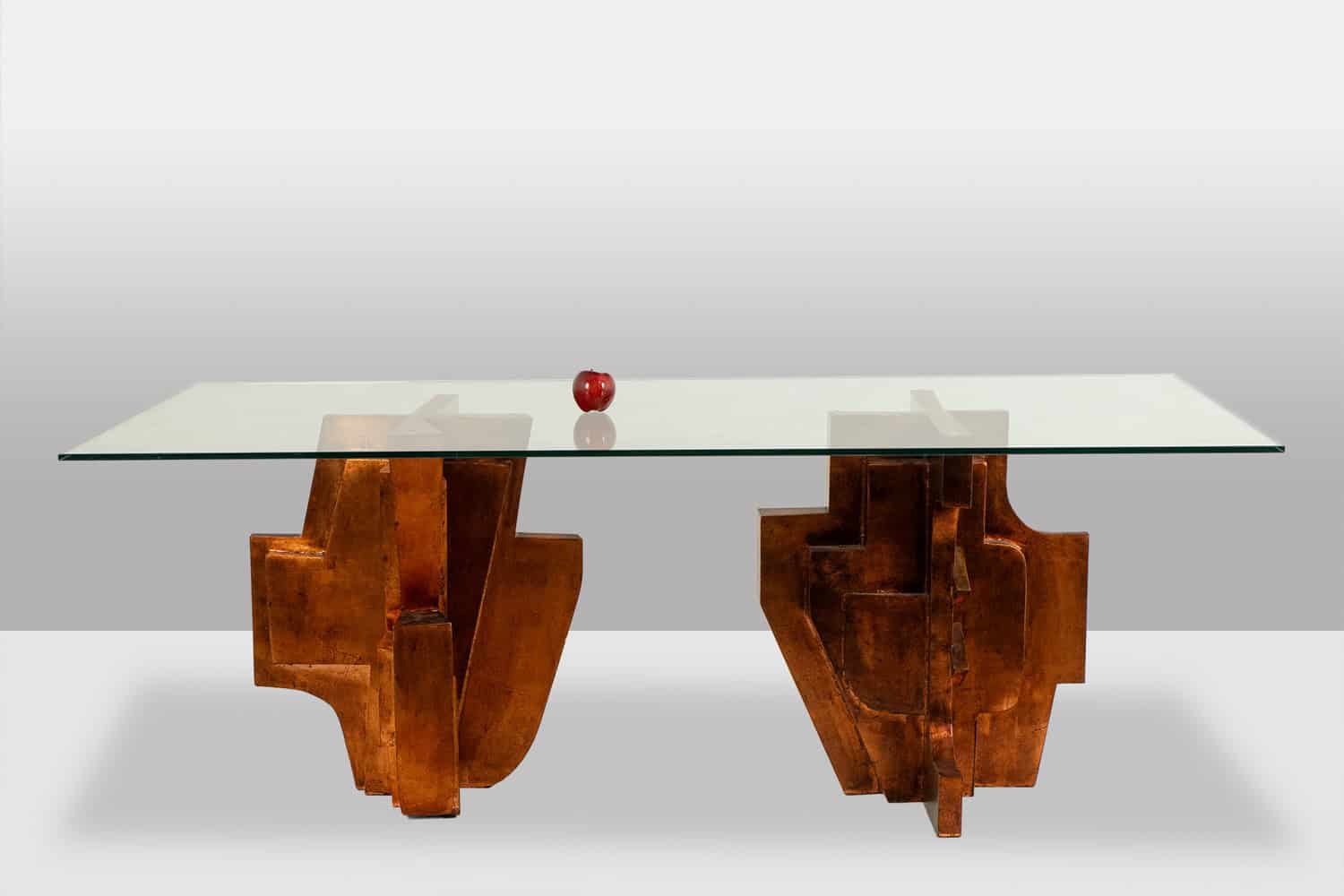 Matteo Ceccarelli. “Brutalist” sculptural dining table. 1980s. - Image 2