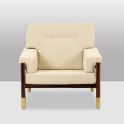 Alternative view of Pair of Sella Armchairs by Carlo di Carli, 1960s.