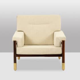 Pair of Sella Armchairs by Carlo di Carli,  1960s.