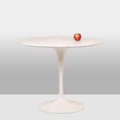 Alternative view of Eero Saarinen, for Knoll International. Tulip side table. Circa 1970
