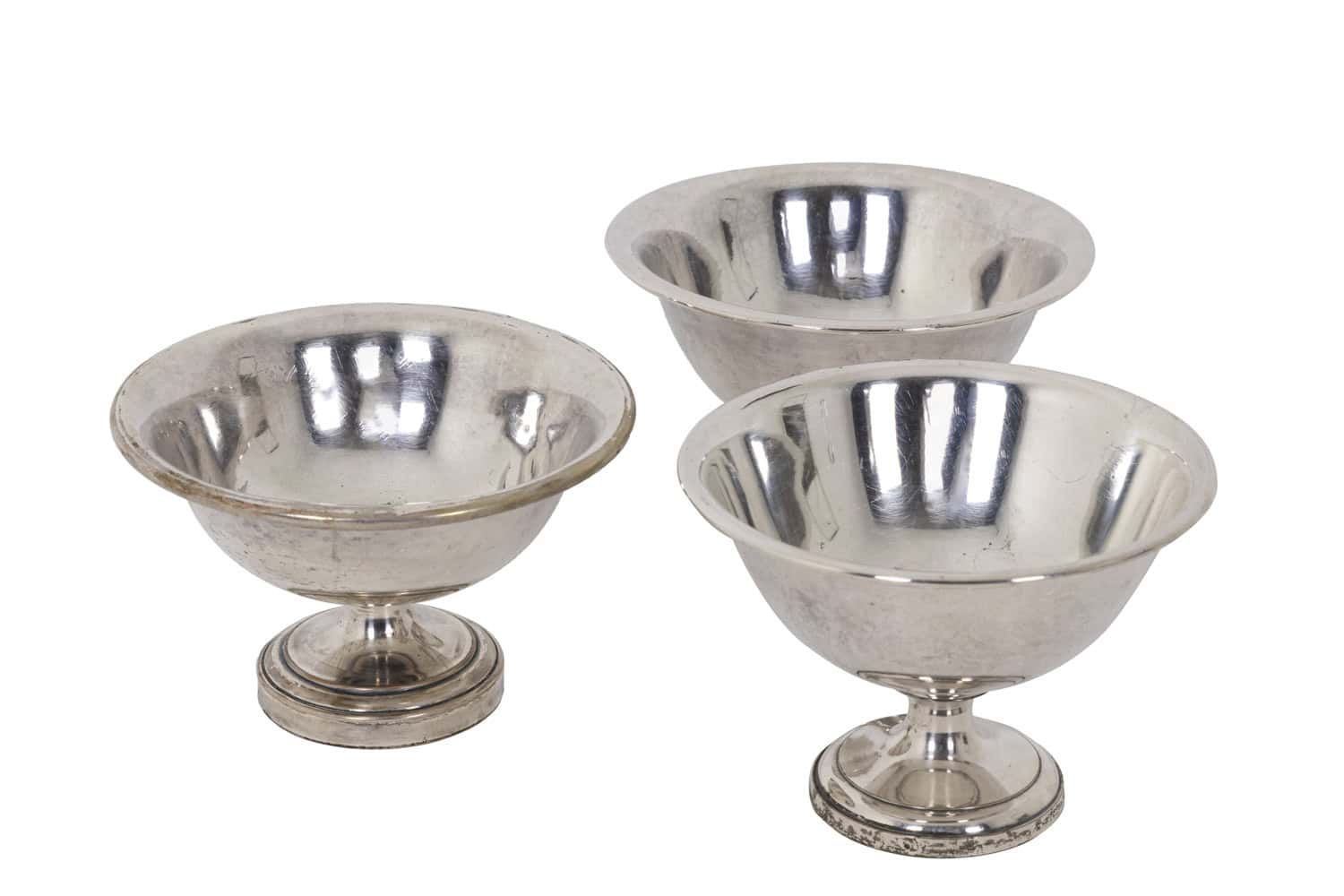 Vintage Silver-Plated Metal Cup - View of Three - Styylish