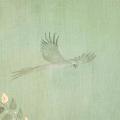 Alternative view of Contemporary French Hand-Painted Parrot Canvas