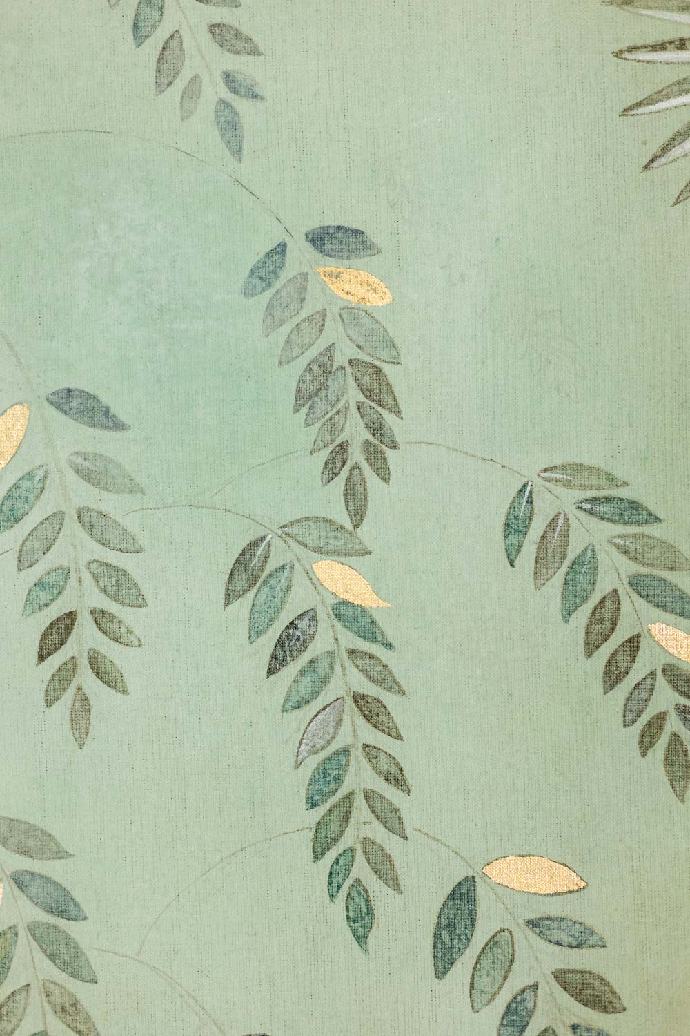 Contemporary French Hand-Painted Parrot Canvas - Detail One - Styylish