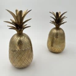 Alternative view of Pair of Vintage Brass Pineapple Ice Buckets, in the Style of Mauro Manetti, 1970s.