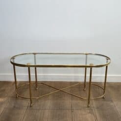 Alternative view of Oblong Glass Coffee Table, by Maison Baguès, 1960s.