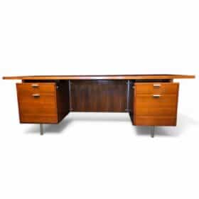 George Nelson Executive Office Group Walnut Desk for Herman Miller, USA 1949