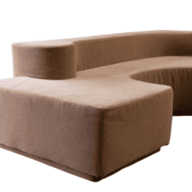 Roberto Pamio. Lara model modular fabric sofa. Circa 1980–90.