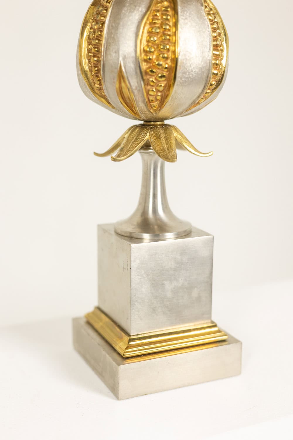 Maison Charles Bronze Pomegranate Lamps - Base Detail One - Styylish