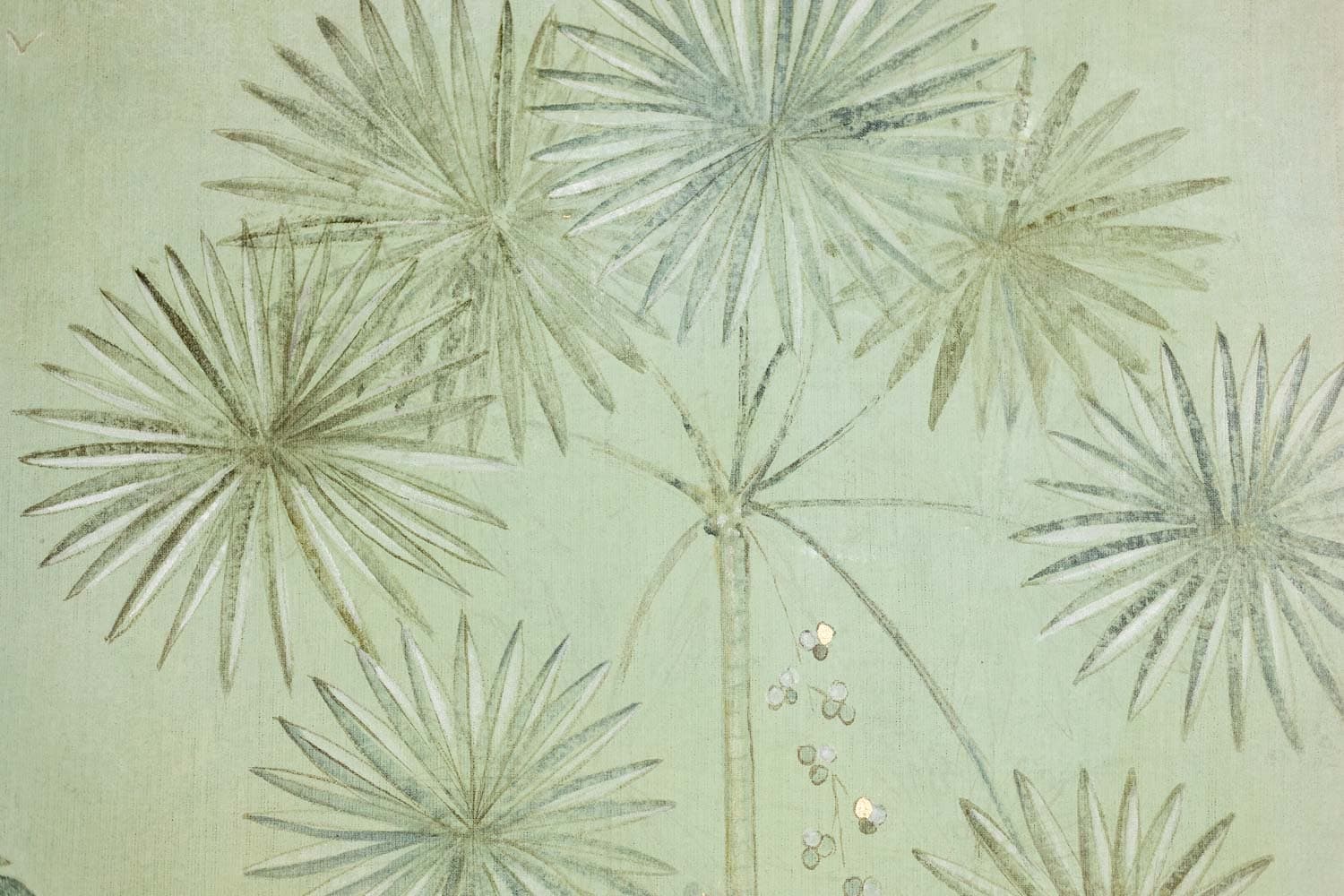 Contemporary French Hand-Painted Parrot Canvas - Detail Two - Styylish
