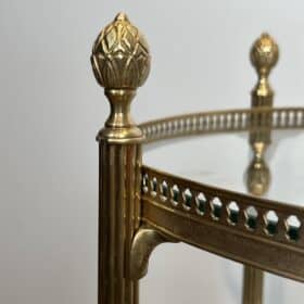 Three-Tiered Bar Cart, Attributed to Maison Jansen, 1940s