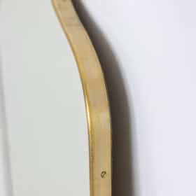 Pair of “Chapeau de Gendarme” shaped Mirrors. 1970s.