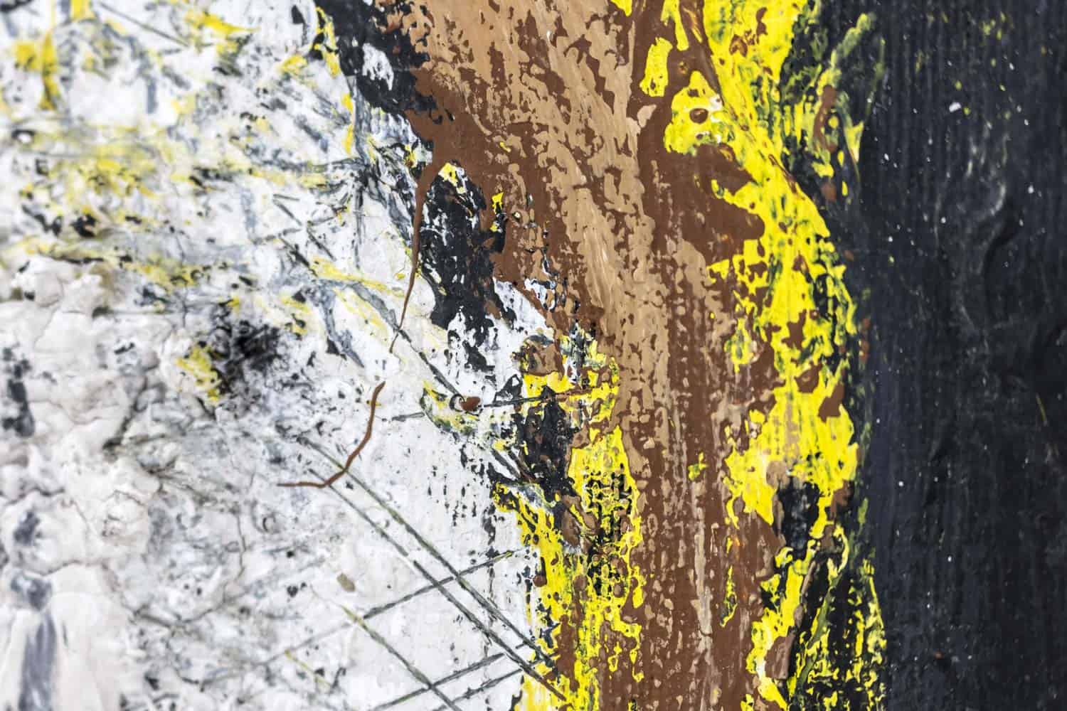 Marcel Mulot, Abstract Woman Portrait, Gouache on Canvas, 1988 - Image 4