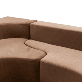 Roberto Pamio. Lara model modular fabric sofa. Circa 1980–90.