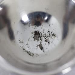Vintage Silver-Plated Metal Cup - Basin detail - Styylish