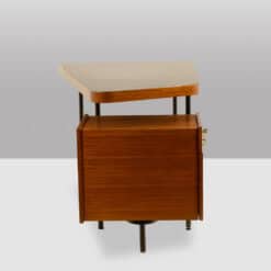 Georges Frydman Asymmetrical Oak Desk - Side View - Styylish