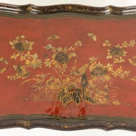 1950s English Chinoiserie Lacquer Coffee Table