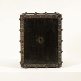 Antique Bauche Metal Travel Safe
