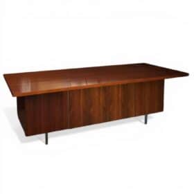 George Nelson Executive Office Group Walnut Desk for Herman Miller, USA 1949