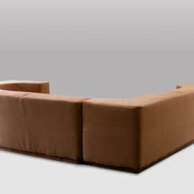 Roberto Pamio. Lara model modular fabric sofa. Circa 1980–90.