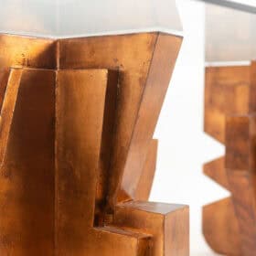 Matteo Ceccarelli. “Brutalist” sculptural dining table. 1980s.