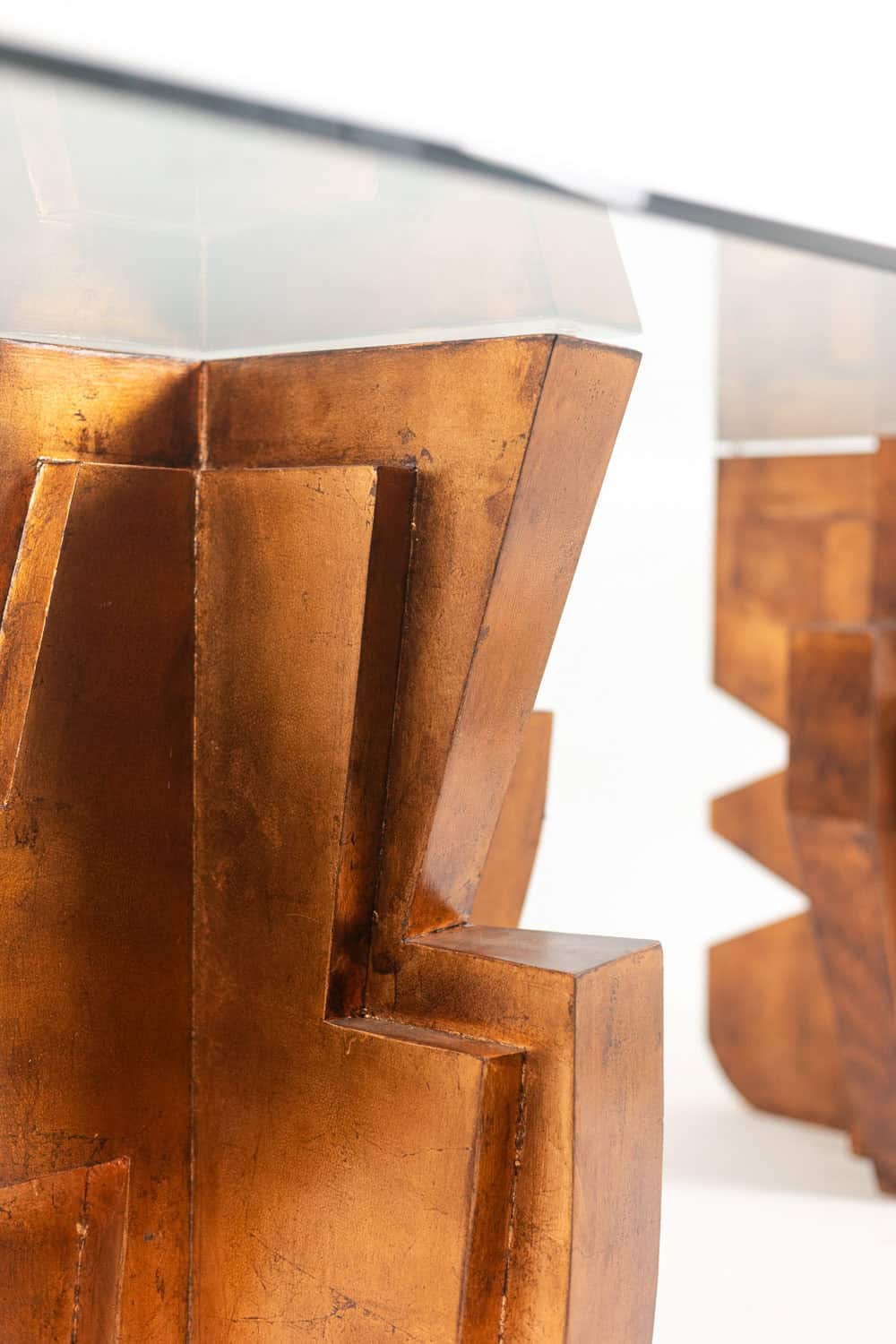 Matteo Ceccarelli. “Brutalist” sculptural dining table. 1980s. - Image 5