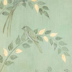 Contemporary French Hand-Painted Parrot Canvas - Image 5