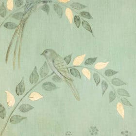 Contemporary French Hand-Painted Parrot Canvas