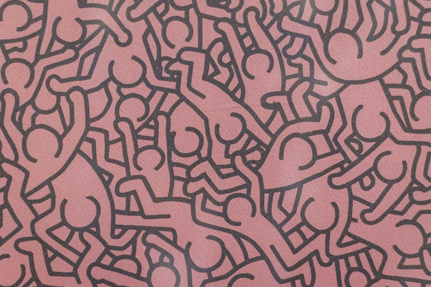 Signed Keith Haring Abstract Silkscreen Print - Detail Four - Styylish