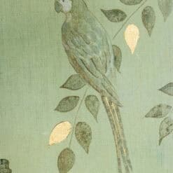 Contemporary French Hand-Painted Parrot Canvas - Bird Detail Two - Styylish
