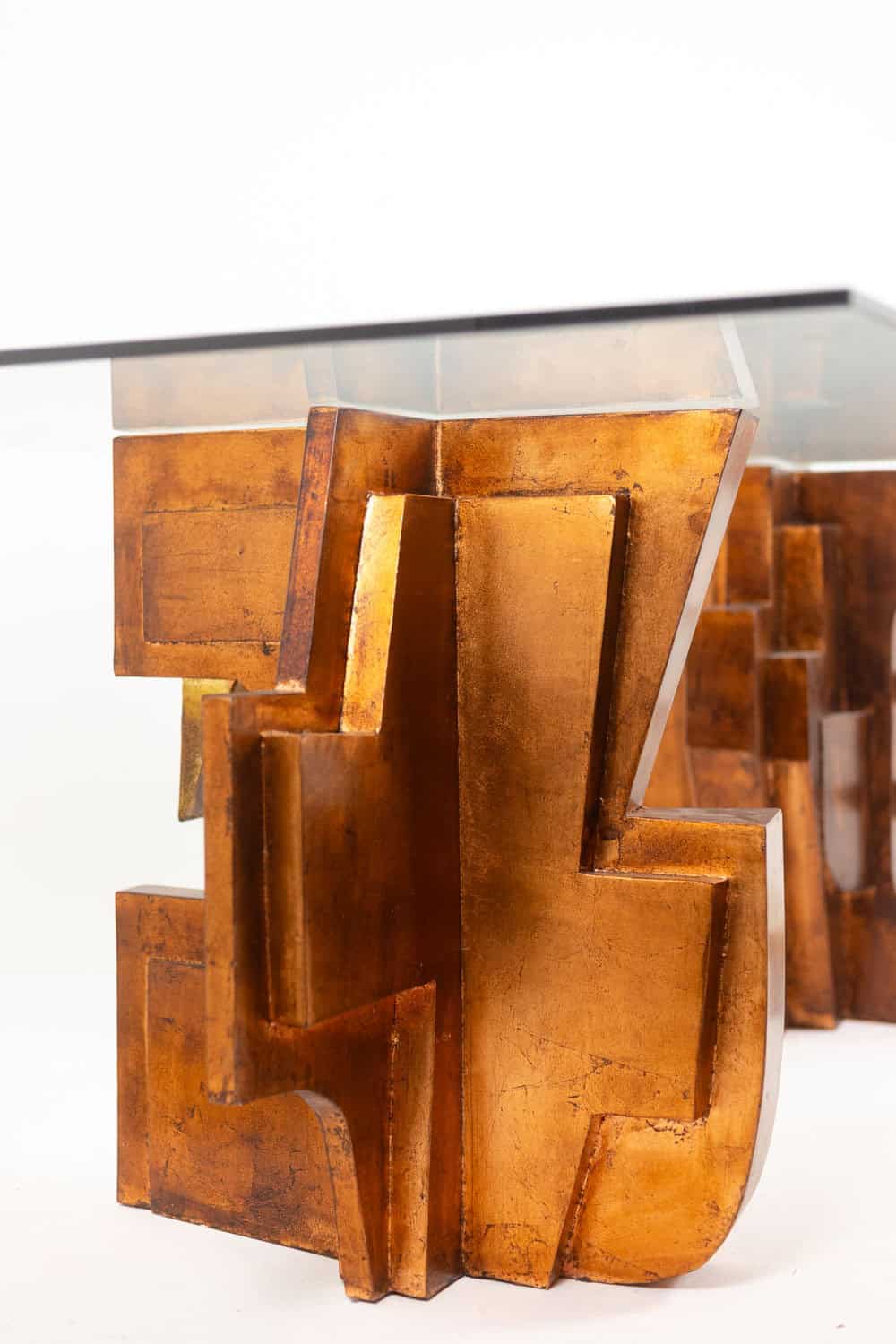 Matteo Ceccarelli. “Brutalist” sculptural dining table. 1980s. - Image 6