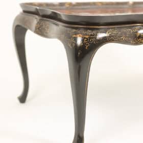 1950s English Chinoiserie Lacquer Coffee Table