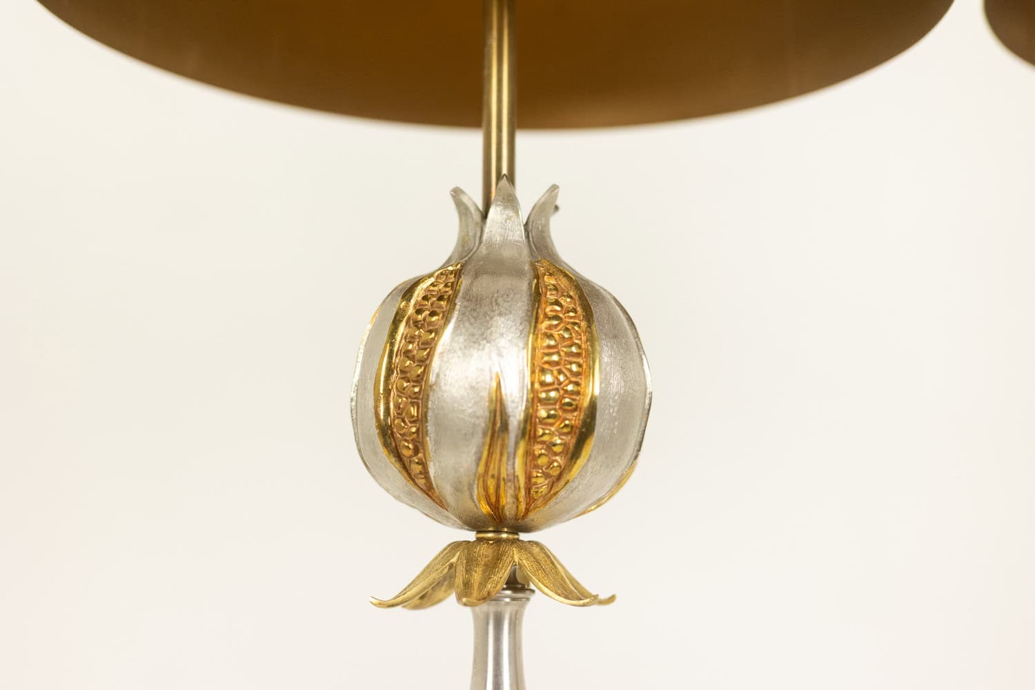 Maison Charles Bronze Pomegranate Lamps - Stem Detail Two - Styylish