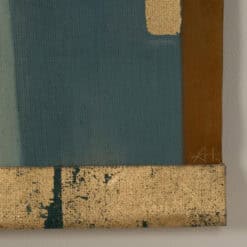 Contemporary French Hand-Painted 1950s Woman Canvas - Signature Detail - Styylish